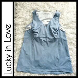 Lucky in Love V-Neck V-Neck Tennis Tank Top